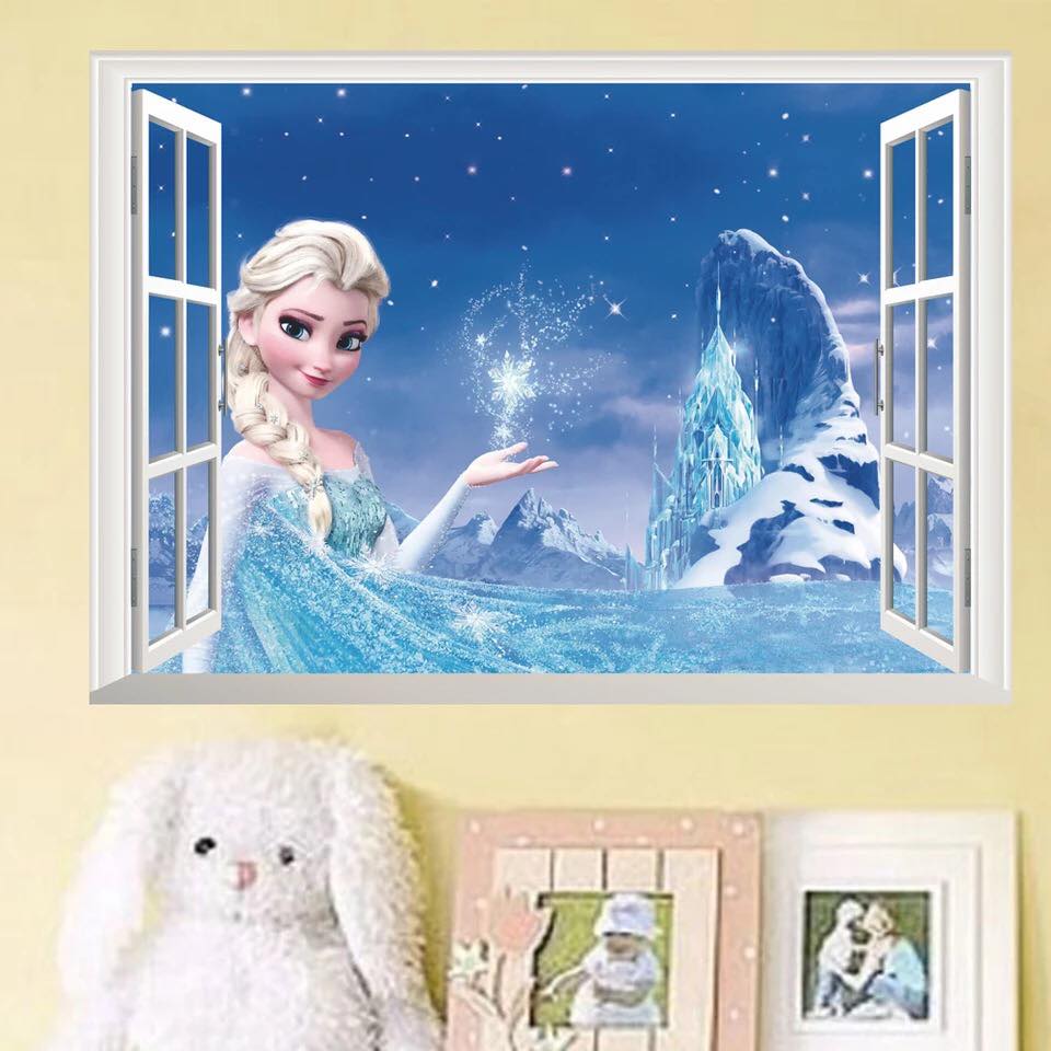 Disney Frozen Elsa Standard Sticker - 4 Sheet