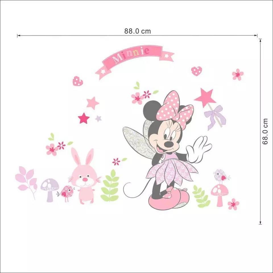 Sibia Palace Minnie Mouse Nursery Kid Room Wall Sticker Decor Art DIY Measurement 