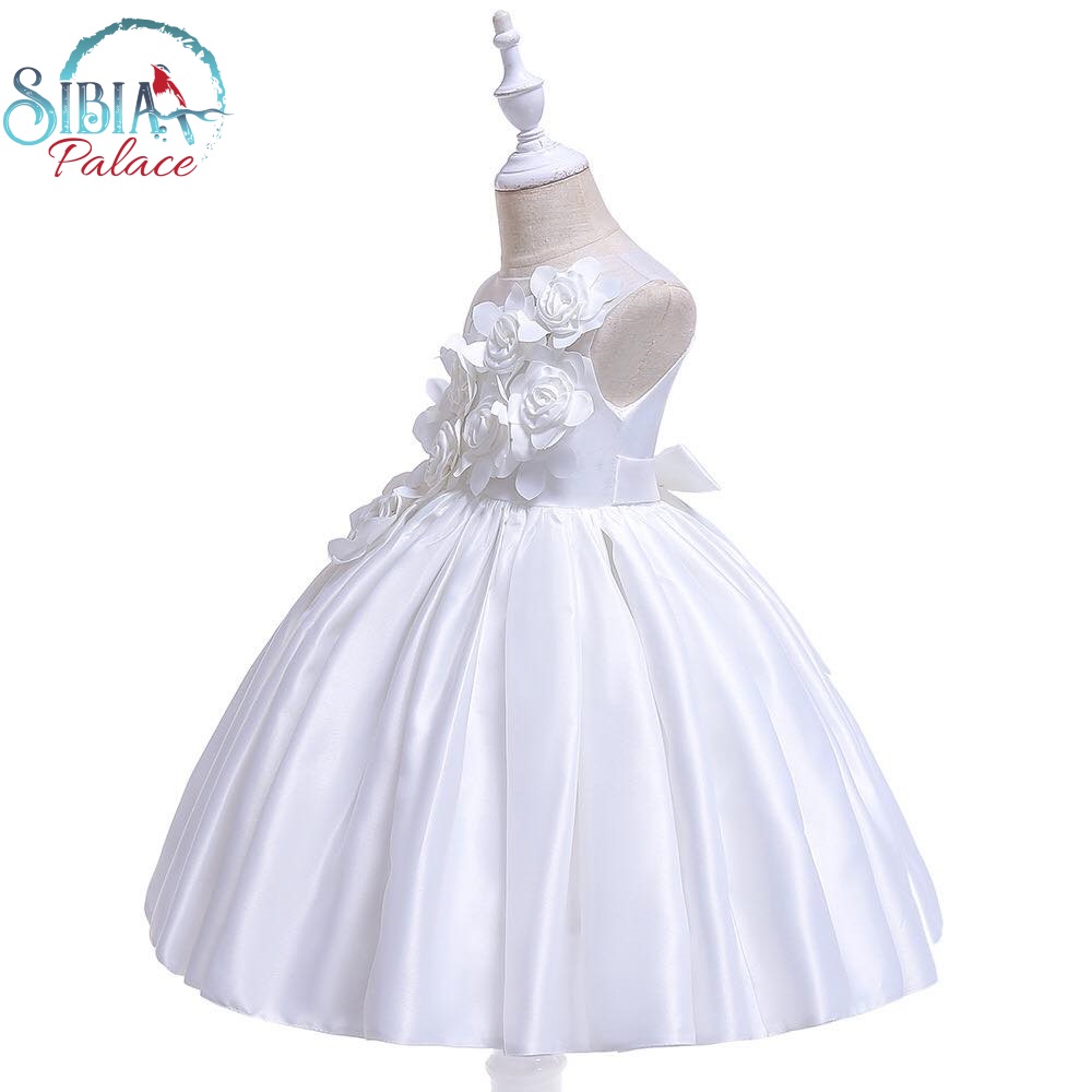 Girls' Gorgeous Backless Layered Gauze Princess Dress - Temu