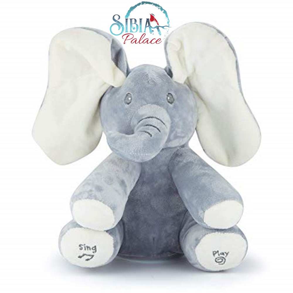 toy elephant with flapping ears