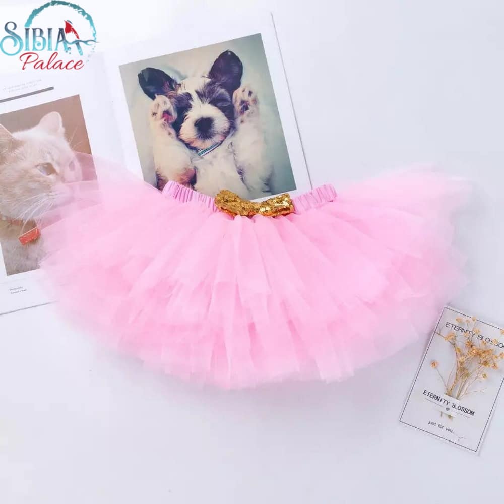 Sibia Palace Baby Girl First One Birthday Minnie Mouse Pink Tutu Outfit