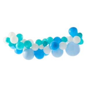 Sibia Palace Blue Balloons Garland Party Decoration Banner 44 Piece Kit