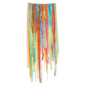 Sibia Palace Multicoloured Streamer Garland Party Decoration 22 Pcs Kit