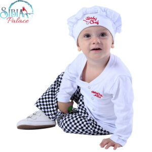 Sibia Palace Baby Photo Shoot Cake Smash Outfit Little Master Chef