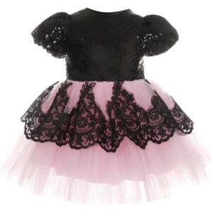 Sibia Palace Sparkle In Pink Girl Birthday Fashion Dress Frock