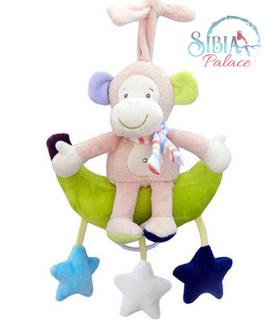 Sibia Palace Hanging Monkey & Owl Soft Stuffed Toy