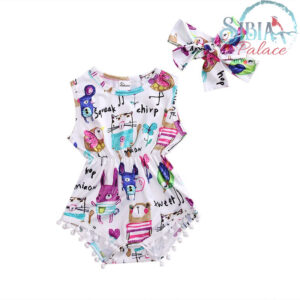 Sibia Palace Baby Girl Printed Jumpsuit Size 3 Years