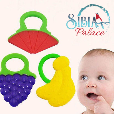 Sibia Palace Lovely Banana Shaped Food Grade Silicone Teethers