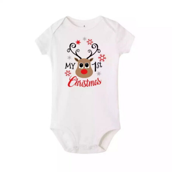 Sibia Palace Baby My 1st Christmas Romper Onesie Bodysuit Outfit