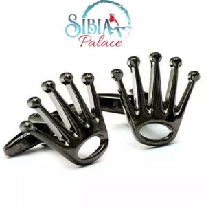 Sibia Royal Rolex Gun Metal Cuff Links Novelty Fashion Men Gift Cufflinks