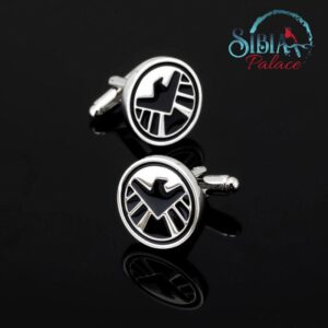 Sheild Avengers Logo Superhero Novelty Men Fashion Cuff Links