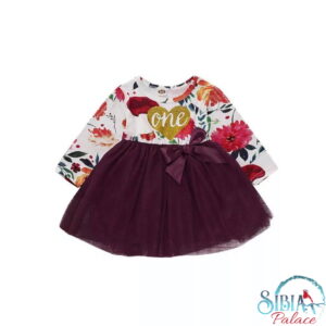 Sibia Palace Baby Girl Autumn Princess One 1st Birthday Dress Frock