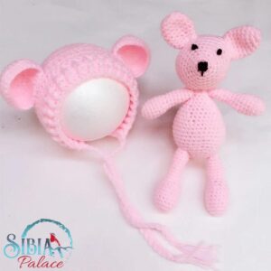 Handmade My Little Baby Pink Teddy & Me Photo Shoot Costume