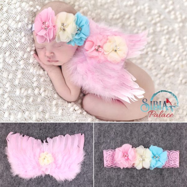 Sibia Palace Baby Angel Photoshoot Costume 2 Pcs