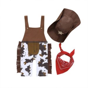 Sibia Palace Baby Boy 1st Birthday Cowboy Sherrif Cake Smash Outfit Set