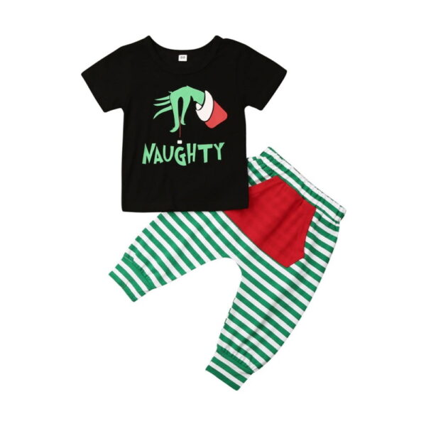 Sibia Palace Baby Boy Mr Naughty 2 Piece Outfit Pant Top Set