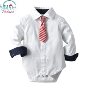 Sibia Palace Birthday Boy Photo Shoot Wedding Formal White Romper Set