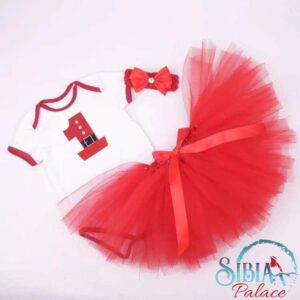 Sibia Palace Baby Girl 1st Birthday One Cake Smash Photoshoot 3Pcs Set