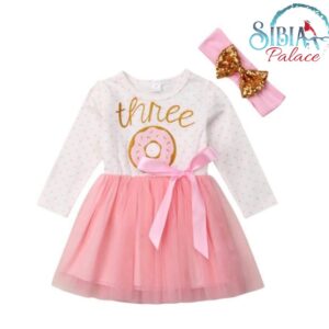 Sibia Palace Baby Girl 3rd Birthday Dress Set