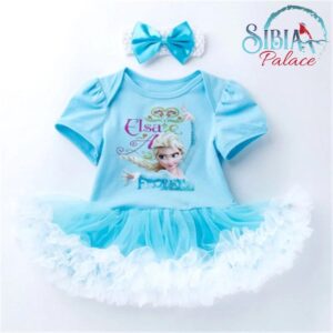 Sibia Palace Baby Girl 1st Birthday Disney Frozen Elsa Outfit Dress Set