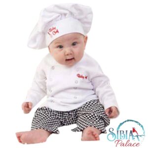 Sibia Palace Baby Photo Shoot Cake Smash Outfit Little Master Chef