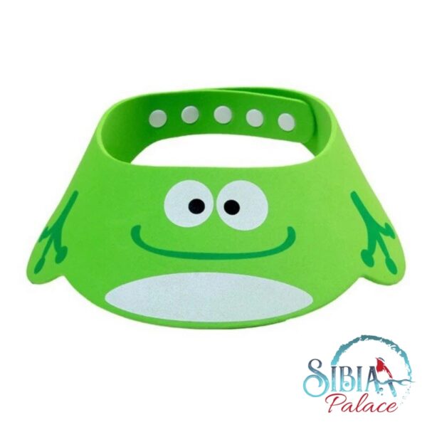 Sibia Palace Green Frog Bathing Shower Cap Soft Sun Shade Shield Hat