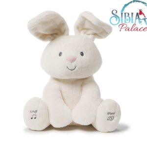 GUND Flora The Bunny Peek-a-Boo Animated Plush Toy By Sibia Palace