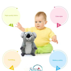 Sibia Palace Talking Mimicking Repeating Interactive Plush Koala Australia