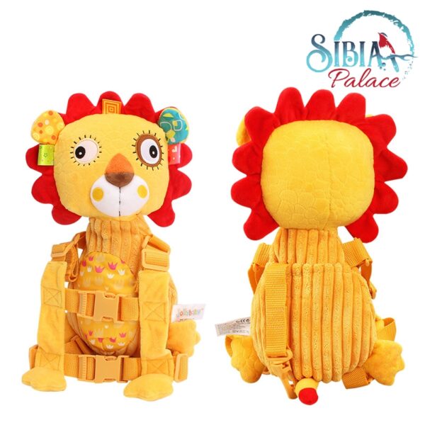 Sibia Palace Baby Harness Backpack Plush Toy Happy Lion Jolly Baby