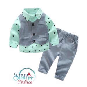 Sibia Palace Little Star Baby Boy 3 Piece Outfit Set