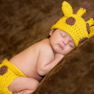 Sibia Palace Handmade Knitted Costume Little Giraffe Photo Shoot Outfit