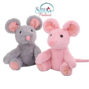 Sibia Palace Peekaboo Musical Flapping Ears Mouse Interactive Plush Toy